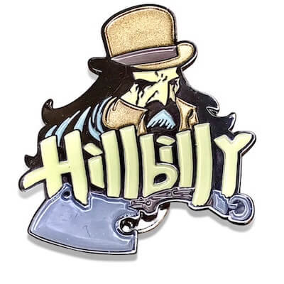 hillbilly custom soft enamel pins